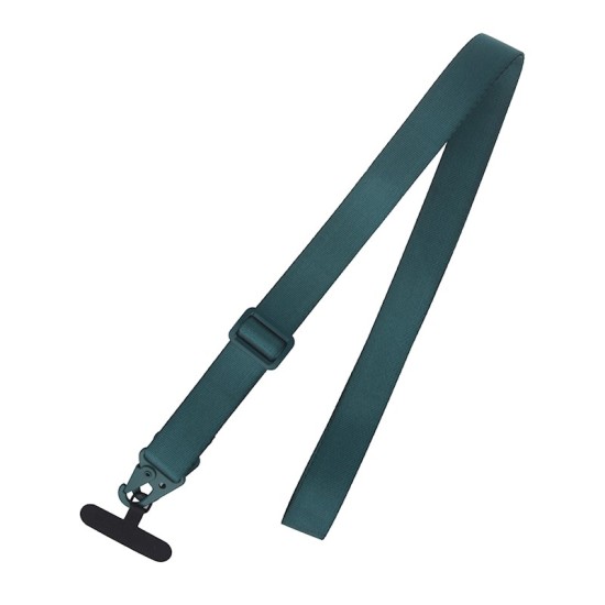 Universal Neck Phone Strap - Tumši Zaļa - auduma kakla aukla
