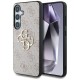 Guess 4G Big Metal Logo Collection Back Case GUHCS25M4GMGPI priekš Samsung Galaxy S25 Plus 5G S936 - Rozā - mākslīgās ādas aizmugures apvalks / bampers-vāciņš