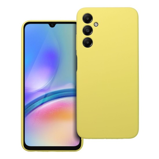 OEM Silicone Back Case (Microfiber Soft Touch) priekš Apple iPhone 16e - Dzeltens - matēts silikona aizmugures apvalks / bampers-vāciņš