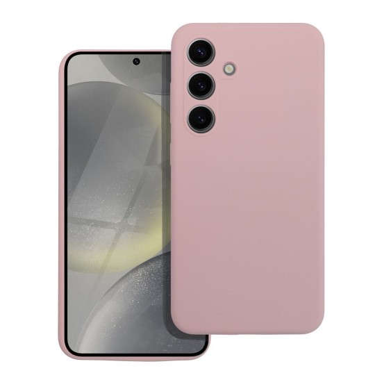 OEM Silicone Back Case (Microfiber Soft Touch) priekš Samsung Galaxy A16 4G A165 / A16 5G A166 - Rozā Smilts - matēts silikona aizmugures apvalks