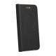 Luna Book Gold Case priekš Huawei P20 Lite - Melns - sāniski atverams maciņš ar magnētu un stendu