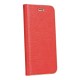 Luna Book Gold Case priekš Huawei P20 Lite - Sarkans - sāniski atverams maciņš ar magnētu un stendu
