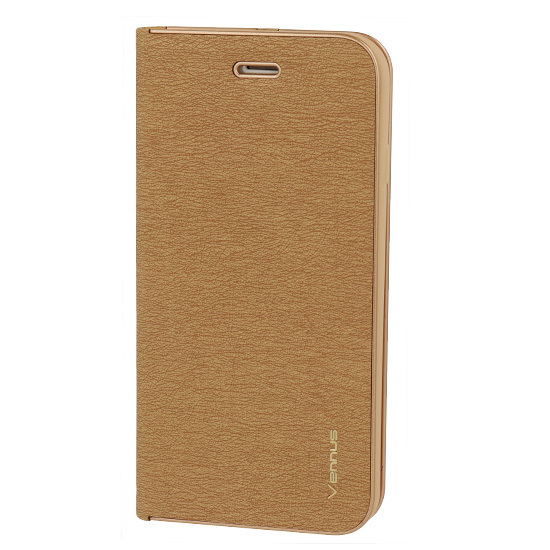 Luna Book Gold Case priekš Samsung Galaxy A05s A057G - Zelts - sāniski atverams maciņš ar magnētu un stendu / grāmatveida maks