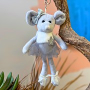 OEM Plush Keychain - Pelēkā pele