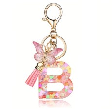 eCarla Butterfly Key Ring - B Pink - Piekarināms aksesuārs / Somas piekariņš