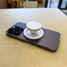 Air Bag Cell Phone Bracket Up Finger Grip Mount - MagSafe series_M White - Universālais turētājs telefonam