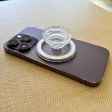 Air Bag Cell Phone Bracket Up Finger Grip Mount - MagSafe series_MT Transparent - Universālais turētājs telefonam