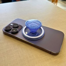 Air Bag Cell Phone Bracket Up Finger Grip Mount - MagSafe series_MT Blue - Universālais turētājs telefonam