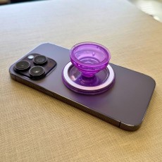 Air Bag Cell Phone Bracket Up Finger Grip Mount - MagSafe series_MT Purple - Universālais turētājs telefonam