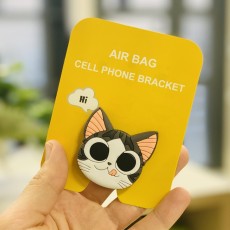 Phone Socket Cute Popping Up Finger Grip Mount - Silicone_N36 - Universālais turētājs telefonam