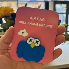 Phone Socket Cute Popping Up Finger Grip Mount - Silicone_157 - Universālais turētājs telefonam