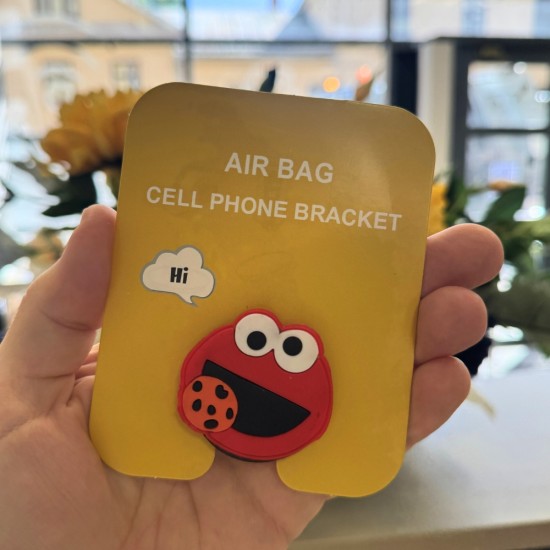 Phone Socket Cute Popping Up Finger Grip Mount - Silicone_159 - Universālais turētājs telefonam