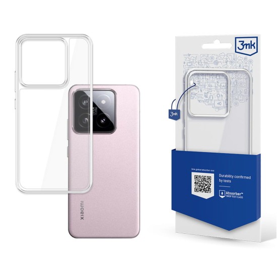 3MK Armor Case priekš Xiaomi 15 - Caurspīdīgs - triecienizturīgs silikona aizmugures apvalks / bampers-vāciņš