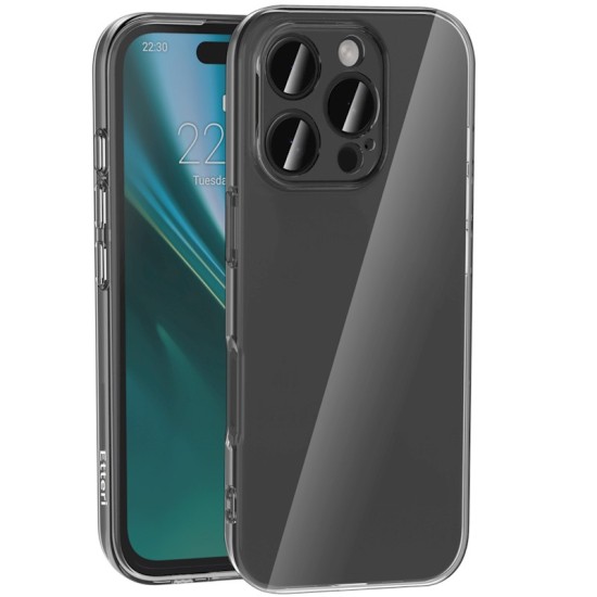 Etteri Clear Back Case priekš Apple iPhone 16 Pro - Caurspīdīgs - silikona aizmugures apvalks / bampers-vāciņš