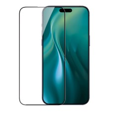 Etteri 5D Tempered Glass screen protector priekš Apple iPhone 15 Pro - Melns - Ekrāna Aizsargstikls / Bruņota Stikla Aizsargplēve