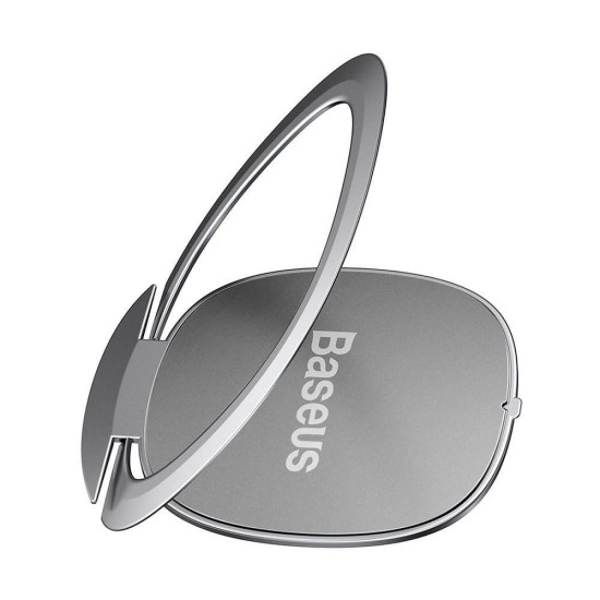 Baseus Invisible Phone Ring Holder - Sudrabains - Universālais gredzens-turētājs telefonam