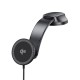 Duzzona V4 Dashboard Phone Holder with Magnetic Wireless Charger 15W (Compatible with MagSafe and Qi2 charging) - Melns - Stiprinājums turētājs auto paneļa ar iebūvētu bezvadu lādētāju