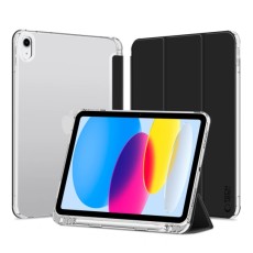 Tech-Protect SC Pen Hybrid Book Case priekš Apple iPad 10.9 (2022) / 11 (2025) - Melns - sāniski atverams maciņš ar magnētu un stendu
