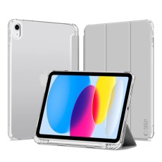 Tech-Protect SC Pen Hybrid Book Case priekš Apple iPad 10.9 (2022) / 11 (2025) - Pelēks - sāniski atverams maciņš ar magnētu un stendu