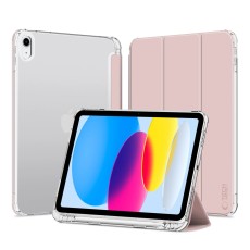 Tech-Protect SC Pen Hybrid Book Case priekš Apple iPad 10.9 (2022) / 11 (2025) - Gaiši Rozā - sāniski atverams maciņš ar magnētu un stendu