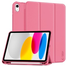 Tech-Protect SC Pen Book Case priekš Apple iPad 10.9 (2022) / 11 (2025) - Sārts - sāniski atverams maciņš ar magnētu un stendu