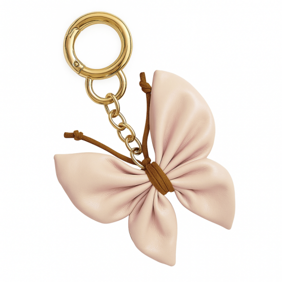 eCarla Motile Key Ring - Cream - Piekarināms aksesuārs / Somas piekariņš