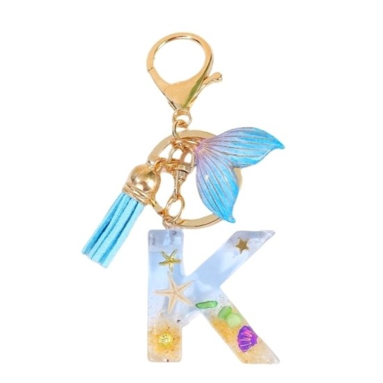 eCarla Marine Seashells Key Ring - K - Piekarināms aksesuārs / Somas piekariņš
