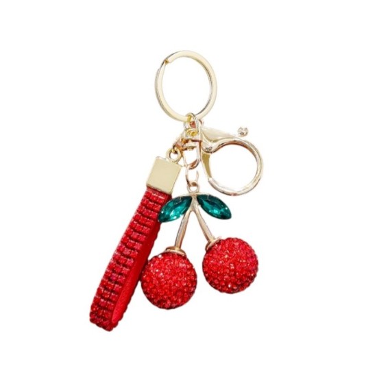 eCarla Vishes with Cironies Key Ring - Gold - Piekarināms aksesuārs / Somas piekariņš