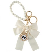 ECarla Cocard and Pearls Key Ring