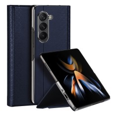 Dux Ducis Bril Case priekš Samsung Galaxy Fold7 5G - Zils - sāniski atverams maciņš
