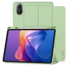 Tech-Protect SC Pen Book Case priekš Xiaomi Redmi Pad 2 - Gaiši Zaļš - sāniski atverams maciņš ar magnētu un stendu
