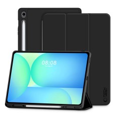 Tech-Protect SC Pen Book Case priekš Samsung Galaxy Tab S10 FE+ X620 / X626 - Melns - sāniski atverams maciņš ar magnētu un stendu