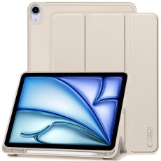 Tech-Protect SC Pen Book Case priekš Apple iPad Pro 11 (2018) / Air 4 (2020) / Air 5 (2022) / Air 11 (2024 / 2025) - Bēšs - sāniski atverams maciņš ar stendu