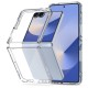 Tech-Protect Flexair Hybrid Back Case priekš Samsung Galaxy Flip7 5G - Caurspīdīgs - silikona-plastikāta aizmugures apvalks