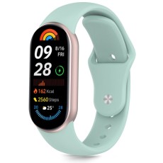 Tech-Protect Iconband Pure priekš Xiaomi Mi Smart Band 8 / 9 / 10 - Tirkīzs - silikona siksniņa viedpulksteņiem