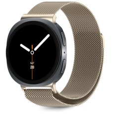 Tech-Protect Magnetic Milanese Band priekš Samsung Galaxy Watch 8 (40 / 44mm) / Classic (46mm) - Zelts - nerūsējošā tērauda siksniņas (jostas) priekš pulksteņiem