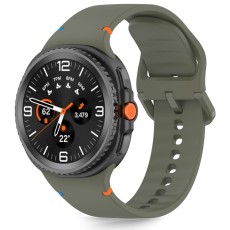 Tech-Protect Silicone Strap priekš Samsung Galaxy Watch 8 (40 / 44mm) / Classic (46mm) - Haki - silikona siksniņas (jostas) priekš pulksteņiem