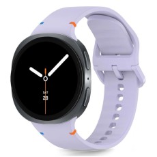 Tech-Protect Silicone Strap priekš Samsung Galaxy Watch 8 (40 / 44mm) / Classic (46mm) - Gaiši Violets - silikona siksniņas (jostas) priekš pulksteņiem