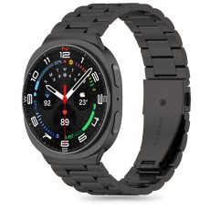 Tech-Protect Stainless Band priekš Samsung Galaxy Watch 8 (40 / 44mm) / Classic (46mm) - Melns - nerūsējošā tērauda siksniņas (jostas) priekš pulksteņiem