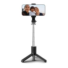 Tech-Protect L02S Bluetooth remote control Selfie Stick with Tripod - Melns - Selfie monopod Teleskopisks Universāla stiprinājuma statīvs