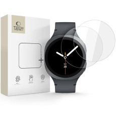 Tech-Protect Fit+ Glass Screen Protector priekš Samsung Galaxy Watch 8 (44mm) (2.gab) - Ekrāna Aizsargstikls / Bruņota Stikla Aizsargplēve