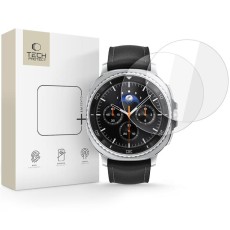 Tech-Protect Fit+ Glass Screen Protector priekš Samsung Galaxy Watch 8 Classic (46mm) (2.gab) - Ekrāna Aizsargstikls / Bruņota Stikla Aizsargplēve