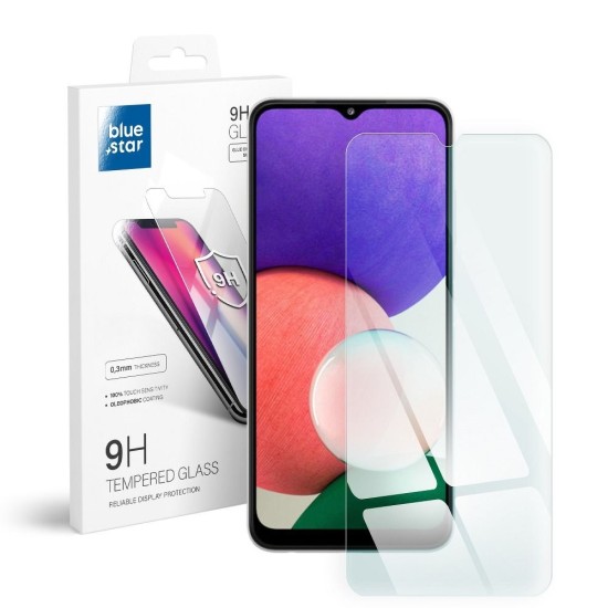 BlueStar Tempered Glass screen protector priekš Samsung Galaxy A22 5G A226 - Ekrāna Aizsargstikls / Bruņota Stikla Aizsargplēve