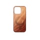 iDeal of Sweden Glitter Glow Back Case with MagSafe priekš Apple iPhone 16 Pro - Mocha Mousse - silikona-plastikāta aizmugures apvalks / bampers-vāciņš