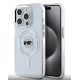 Karl Lagerfeld IML Karl MagSafe series Back Case KLHMP16LHLSKIH priekš Apple iPhone 16 Pro - Caurspīdīgs - silikona-plastikāta aizmugures apvalks / bampers-vāciņš