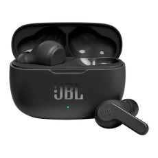 JBL Wave 200 Wireless TWS Earphones Bluetooth 5.0 Universālas Bezvadu Austiņas - Melnas 