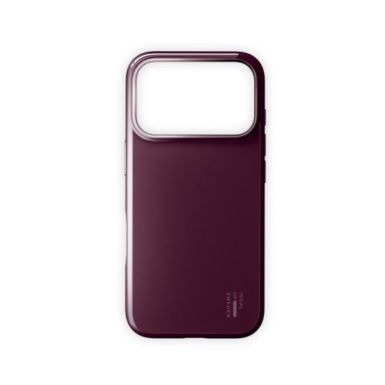 iDeal of Sweden Slim Back Case with MagSafe priekš Apple iPhone 17 Pro - Glossy Cherry - silikona aizmugures apvalks / bampers-vāciņš