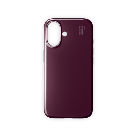 iDeal of Sweden Slim Back Case with MagSafe priekš Apple iPhone 17 - Glossy Cherry - silikona aizmugures apvalks / bampers-vāciņš
