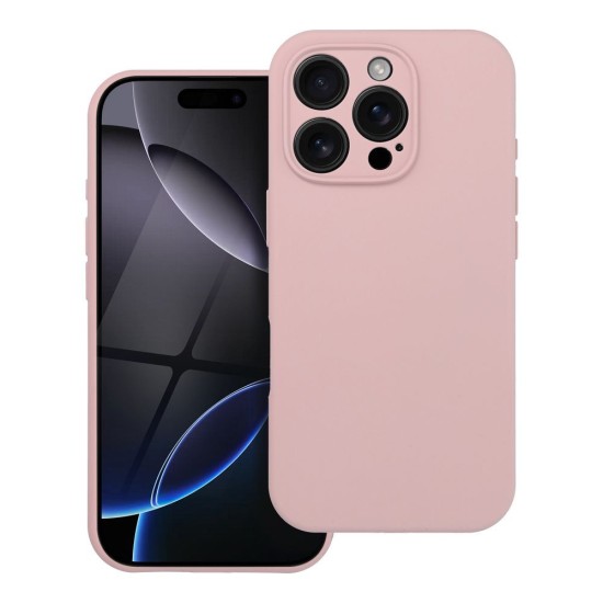 OEM Silicone Back Case with MagSafe (Microfiber Soft Touch) priekš Apple iPhone 16 Pro - Gaiši Rozā - matēts silikona aizmugures apvalks