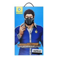 Mr. Monkey 5D Strong Dustproof Full Glue Tempered Glass protector priekš Apple iPhone 17 Pro - Melns - Ekrāna Aizsargstikls / Bruņota Stikla Aizsargplēve (Full screen size curved)